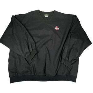 Vintage Ohio State Buckeyes Jacket OSU Pullover Windbreaker XXL